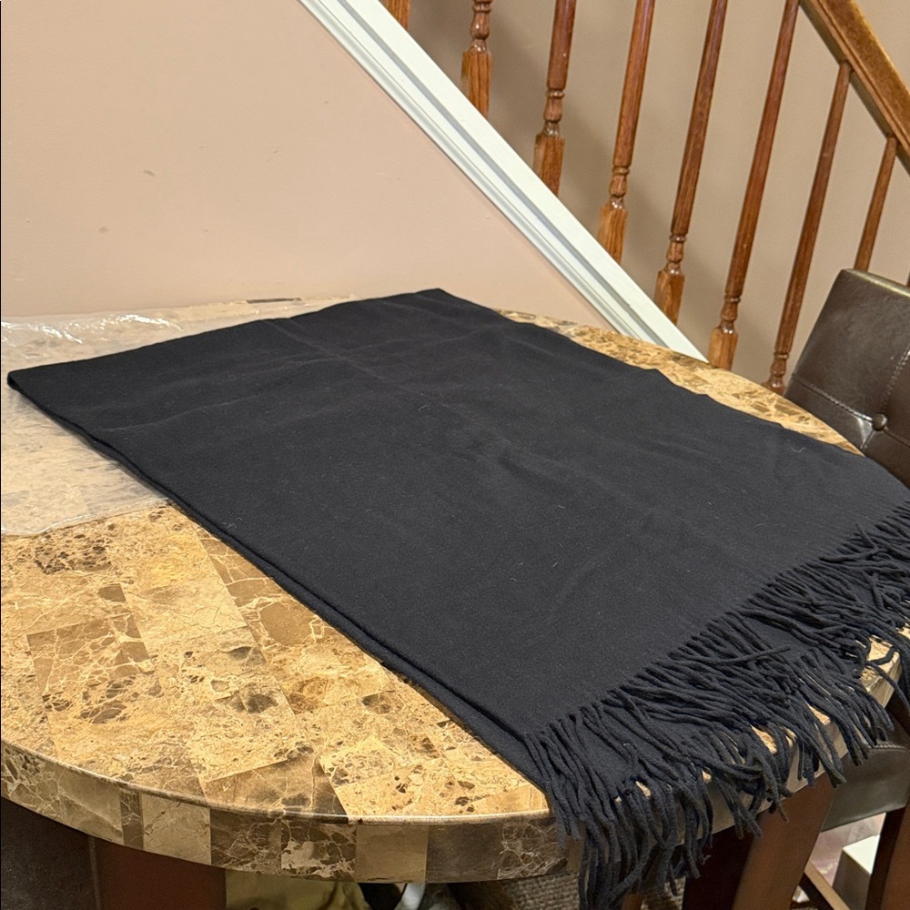 Williams Sonoma Home Cashmere 50” x 65” Throw with Fringe